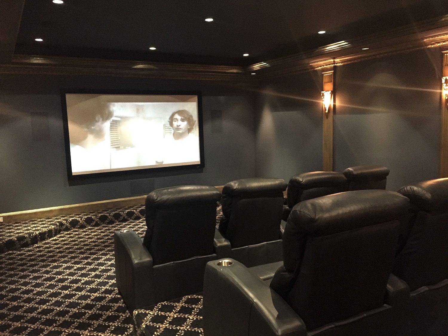 custom home cinema room